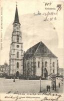 1905 Kolozsvár, Cluj; Szent Mihály templom. Kiadja Fabritius Erik / Catholic church (felületi sérülés / surface damage)