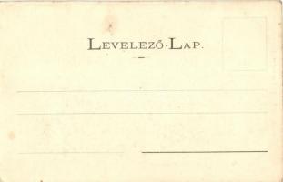 Nagybánya, Baia Mare; Zazar híd az iskolával. Kiadja Kovács Gyula / Sasar river bridge with school (...