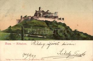 1905 Kőhalom, Reps, Rupea; Festung / vár. Kiadja Johanna Gunesch / Cetatea Rupea / castle (EB)