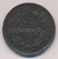 Portugália 1892. 20R Br "I. Károly" T:2- ph.
Portugal 1892. 20 Reis Br "Carlos I&quo...