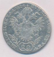 1826E 20Kr Ag "I. Ferenc" T:2-,3
Huszár: 1980.,Unger III.: 1380.b