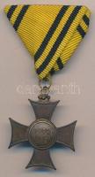 1913. Mozgósítási Kereszt / 1912-1913-as Emlékkereszt aranyozott Br kitüntetés mellszalagon T:2  Hungary 1913. Commemorative Cross, 1912-1913 gilt Br decoration with ribbon C:XF NMK 275.