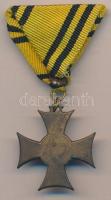 1913. "Mozgósítási Kereszt / 1912-1913-as Emlékkereszt" aranyozott Br kitüntetés mellszala...