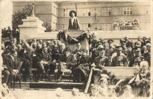 ~1930 Turócszentmárton, Turciansky Svaty Martin; Tomas Masaryk csehszlovák elnök ünnepségen / President Masaryk. V. Ruml Fotograf, photo (EK)