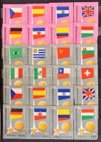 Több mint 600 db sport gyufacímke berakóban