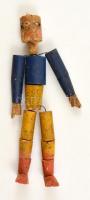 Parafadugókból készült játékfigura, sérülésekkel, m: 18 cm
