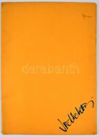 Velekei József Lajos (1950): A lélek átváltozásai (mappa).  Litográfia, papír, jelzett, egy mű hiány...