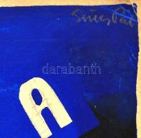 cca 1930 Szűcs Pál (1906-1969): Irtó pusztítást tesz a Piros légyfogó . Plakát terv. Vegyes technika...