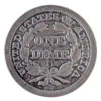 Amerikai Egyesült Államok 1856O 1d Ag (2,42g) T:3
USA 1856O 1 Dime Ag (2,42g) C:F
Krause KM#A63.2
