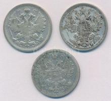 Orosz Birodalom 1900-1908. 15k Ag (3xklf) T:2,2-
Russian Empire 1900-1908. 15 Kopeks Ag (3xdiff) C:...