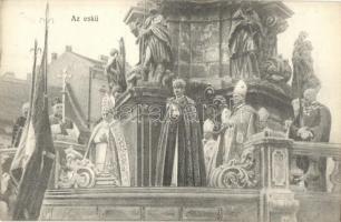 1916 Budapest I. IV. Károly király koronázása, Eskü