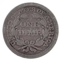 Amerikai Egyesült Államok 1853. 1/2d Ag T:2-,3 ü. 
USA 1853. 1/2 Dime Ag C:VF,F ding