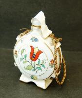 cca 1940 Herendi porcelán kulacs 9cm
