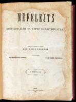 1868 Nefelejts. Szépirodalmi és képes hölgydivatlap. X. évf. 1-52. sz. Felelős szerkesztő és kiadó: ...