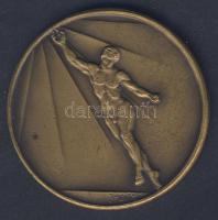 1923. "Pécsi Egyetemi Atlétikai Club" Br emlékérem. Szign:Ludvig T:2