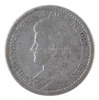 Hollandia 1911. 25c Ag T:2- Netherlands 1911. 25 Cents Ag C:VF