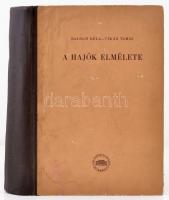 Balogh Béla-Vikár Tamás: A hajók elmélete. Bp., 1955, Akadémiai Kiadó, 720 p. Kiadói félvászon-kötés, kopott, foltos borítóval. Megjelent 500 példányban.