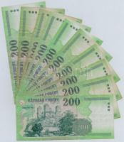 1998-2007. 200Ft (10x) T:III