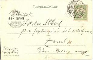 1905 Balassagyarmat, Nógrád vármegyei közkórház és tébolyda (elmegyógyintézet). Darvai Armin kiadása