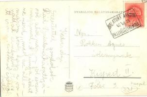 Balatonakarattya, Balaton part, vasútállomás, Római katolikus templom, Cserkész üdülő, Országút és k...