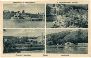 Bánk, Bástya kioszk, Tenisz pálya, templom és parókia, strandfürdő, Tengerszem panzió napozója