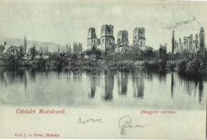 1899 Diósgyőr (Miskolc), várrom. Verő J. és társa kiadása