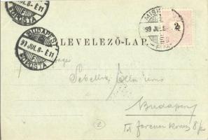 1899 Diósgyőr (Miskolc), várrom. Verő J. és társa kiadása