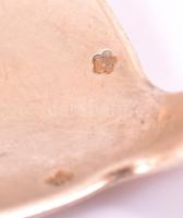 Ezüst(Ag) szedőkanalak, jelzettek, 3 db, h: 18, 21, 24 cm, nettó: 228 g