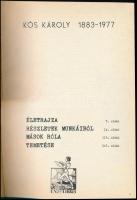 Kós Károly 1883-1977. Bercsényi 28-30. Bp.,1983, BME Építészhallgatóinak kiadványa. Fekete-fehér fot...