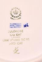 Royal Coppenhagen jubileumi emlék falitányér (1969,1970,1971),  3 db, jelzett, hibátlan, d:18 cm (3×...