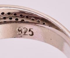 Ezüst (Ag.) Pandóra gyűrű páros, jelzett, méret:58, bruttó:4,6 g