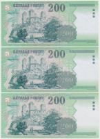 2006. 200Ft (3x) "FA", "FB", "FC" T:I,I-