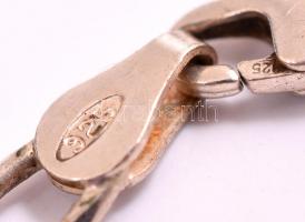 Ezüst (Ag.) olasz karkötő, jelzett, h:19 cm, nettó: 4,5 g