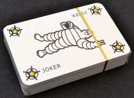 4 pakli bontatlan Michelin römi kártya, dobozban