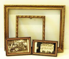 2 db érdekes fotó keretben + 2 db régi keret
