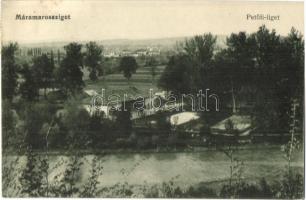 1917 Máramarossziget, Sighetu Marmatiei; Petőfi liget, tenisz pályák / tennis courts
