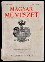 1928 Magyar Művészet IV. évf. 7. szám. Bp., Athenaeum. A borítója szakadozott, a kötése szétvált, és részben elvált a borítótól.