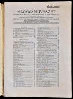 1928 Magyar Művészet IV. évf. 7. szám. Bp., Athenaeum. A borítója szakadozott, a kötése szétvált, és...