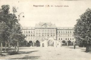 1912 Nagyvárad, Oradea; M. kir. hadapród iskola / military school