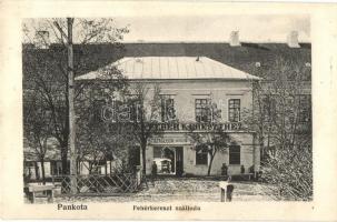 1918 Pankota, Pancota; Fehérkereszt szálloda. Seprős Valter kiadása / hotel