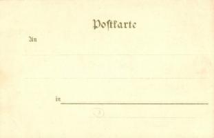 Bayreuth, Theater, Eremitage / castle, theatre. A. Rosenblatt floral, litho