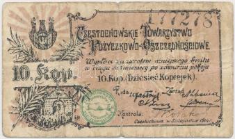 Lengyelország / Czestochowa 1914. 5k T:III- Poland / Czestochowa 1914. 5 Kopiejek C:VG