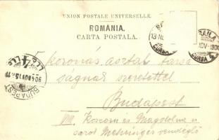 1904 Braila, Incarcari in Port / port view with steamship (Rb)