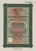 Németország / Weimari Köztársaság / Német Harmadik Birodalom 1927-1942. 5db kötvény és jelzálogkötvé...