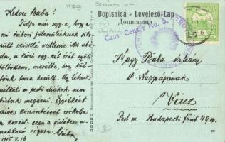 1915 Ürög, Irig; + Cens Censor No. 5