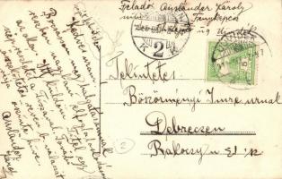 1908 Titel, hajóhíd a Tiszán / pontoon  bridge on Tisa river. photo