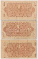 Csehszlovákia 1944. 1K (3x) T:III
Czechoslovakia 1944. 1 Korun (3x) C:F