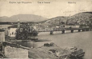 Shkodra, Shkodër; Kujtim nga Shqipëria, Ura e buuns / general view, bridge