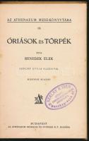 Benedek Elek: Óriások és törpék. A borító Fáy Dezső munkája, az illusztrációkat Széchy Gyula rajzolt...