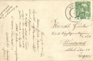 1913 Vermiglio, Tiroli magyar vár tüzérek, akik fosztva vannak a legszebb élettől / K.u.K. Hungarian...